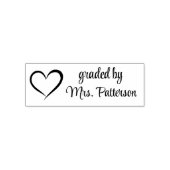 Custom Teacher Zelfinktende Stempel (Design)