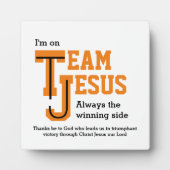 Custom TEAM JESUS Christelijk Fotoplaat (Voorkant)