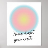 Custom Teen Girl Positieve Inspirerend Quote