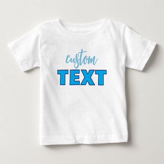 Custom Template White & Blue For Kids Boy Toddler (Voorkant)