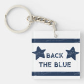 CUSTOM Terug de Blauwe Sleutelhanger (Voorkant)