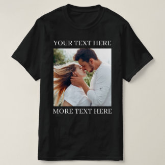 Custom Text and Photo T-shirt
