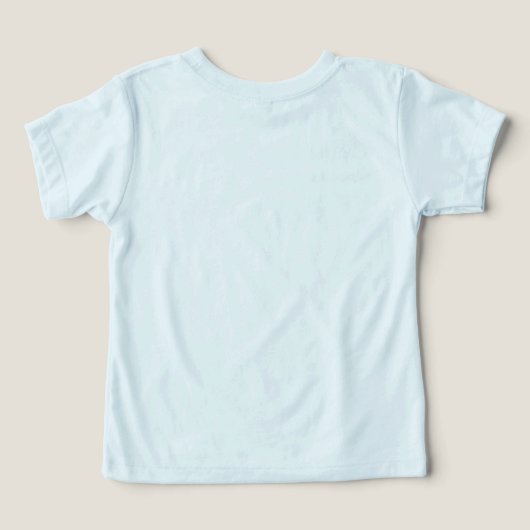 Custom Text Baby Bella Canvas Tri-blend Ice Blue (Design Verso)
