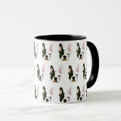 Custom Text Best Frenchie Mom Coffee Mug (Devant droit)