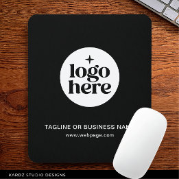 Custom Text Black Business Company Logo Muismat
