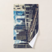 Custom Text Chicago USA Handdoek (Handdoek)