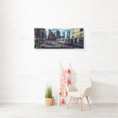 Custom Text Chicago USA Spandoek (Insitu)