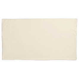 Custom Text CreamPillowcases – Personalized Match Kussensloop