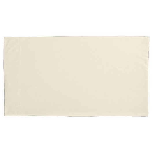 Custom Text CreamPillowcases – Personalized Match Kussensloop (Voorkant-Links)