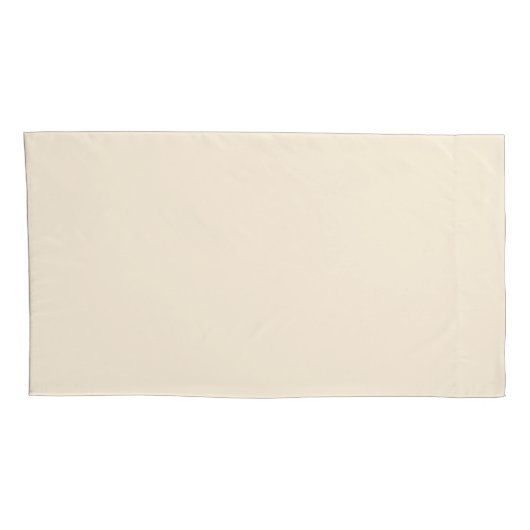 Custom Text CreamPillowcases – Personalized Match Kussensloop (Achterkant-Rechts)