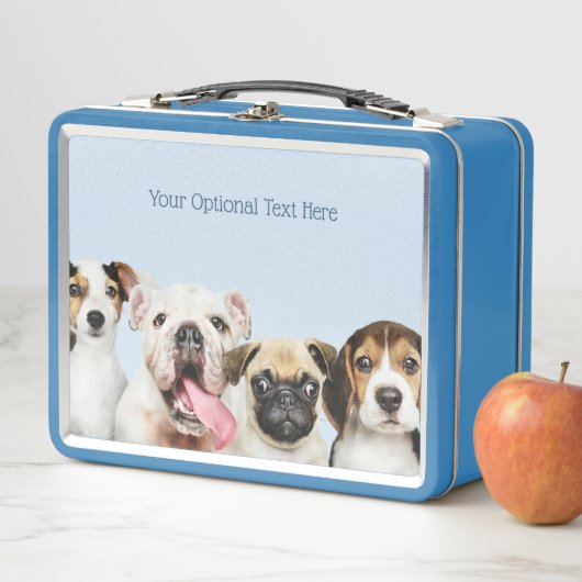 Custom text Cute Puppies (In situ)