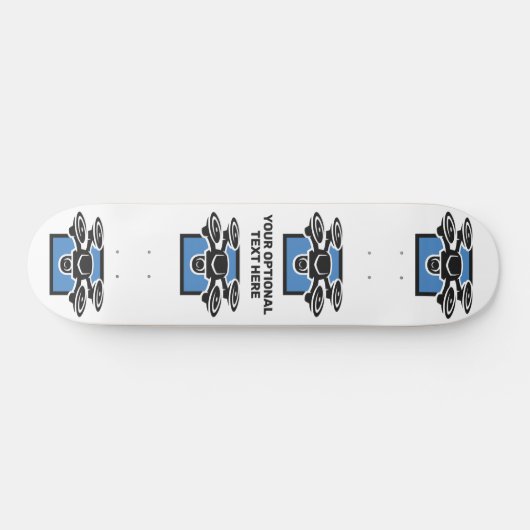 Custom Text Drone Skateboard (Horizontaal)