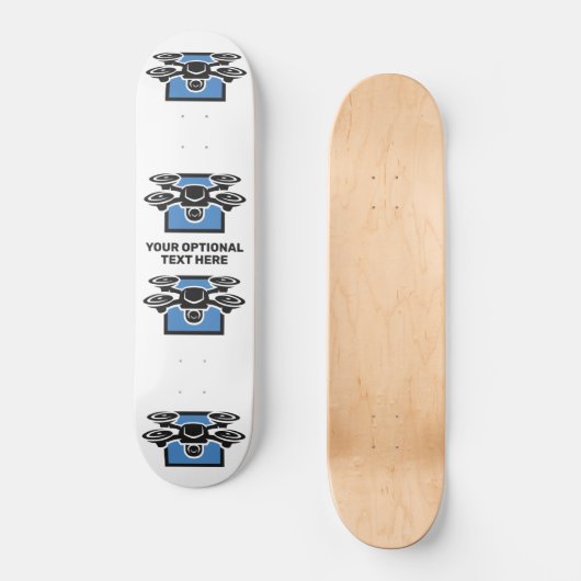 Custom Text Drone Skateboard (Voorkant)