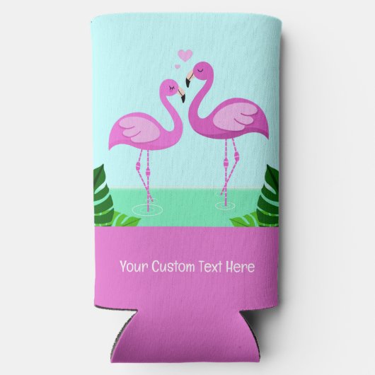 Custom Text Flamingo Love (Achterkant)