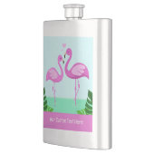 Custom Text Flamingo Love Flacon (Links)