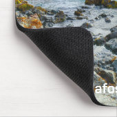 Custom Text Godafoss Waterfall, IJsland Muismat (Hoek)