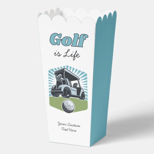 Custom Text Golf is Life Bedankdoosjes (Voorkant)