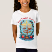 Custom text Hanukkah Festival of Fun T-shirt (Voorkant)