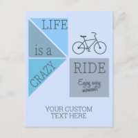 Custom Text Life is een Crazy Ride