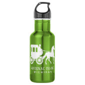 Custom Text Mackinac Island Waterfles (Voorkant)