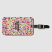Custom Text Marshmallows Bagagelabel (Voorkant (horizontaal))