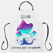 Custom Text Mushroom Lover Schort (Voorkant)