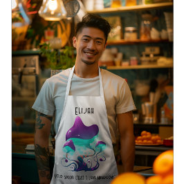 Custom Text Mushroom Lover Schort