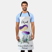 Custom Text Mushroom Lover Schort (Gedragen)