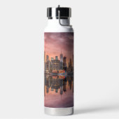 Custom Text New York City Skyline Waterfles (Links)