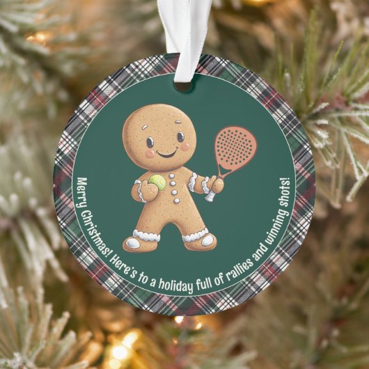 🎾🎄Custom text,  Padel Powered Christmas (Arbre)