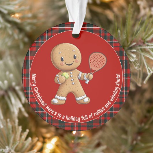 🎾🎄Custom text,  Padel Powered Christmas (Arbre)