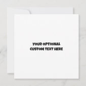 Custom Text Party Animal Kaart (Achterkant)