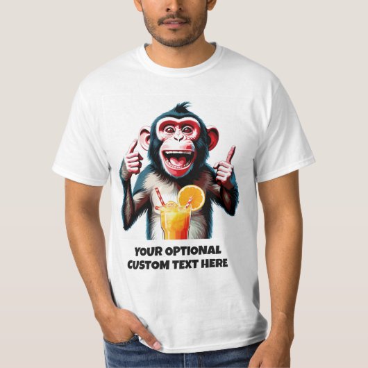 Custom Text Party Animal T-shirt (Voorkant)