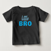 Custom Text Template Black & Blue Little Bro (Voorkant)