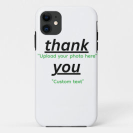 Custom Text & Upload Your Photo Personalized iPhone 11 Hoesje
