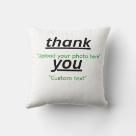 Custom Text & Upload Your Photo Personalized Kussen