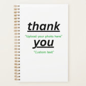 Custom Text & Upload Your Photo Personalized Planner (Voorkant)