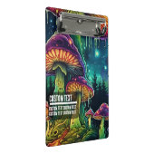 Custom Text Whimsical Mushroom Forest Fantasy Mini Klembord (Schuin)