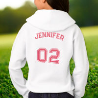 Custom Tiener Peuter Kinder Meisje Naam Jersey Num