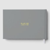Custom Tiger Graduation Foil Guestbook (Verso)