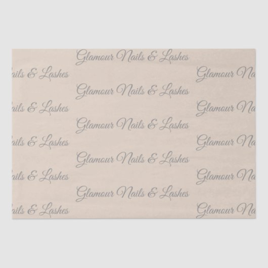 Custom Tissue Paper for Beauty Packaging Tissuepapier (Voorkant)