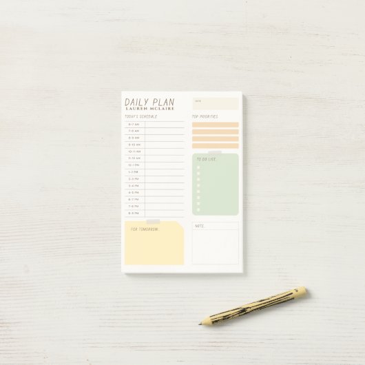 Custom To Do List Post-it® Notes (Op bureau)