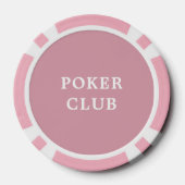 Custom Toernooi Game Value 500 Roze Poker Chips (Achterkant)