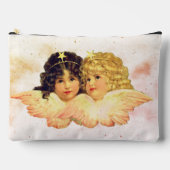 CUSTOM TOILETRY BAGS TWIN ANGELS WITH CLOUDS ETUI (Voorkant)