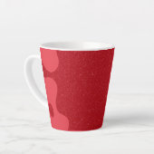 Custom Tomato Red Blob Mug – Editable Design (Angle gauche)