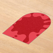 Custom Tomato Red Drip Acrylic Invitation (Poser)