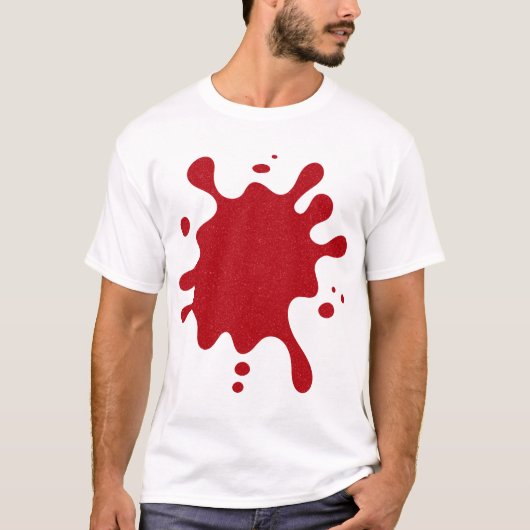 Custom Tomato Red Drip T-Shirt (Devant)