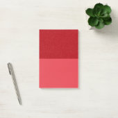 Custom Tomato Red Glitter Block Post-It Notes (Kantoor)