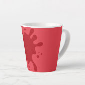 Custom Tomato Red Splat Mug – Editable Design (Angle droit)