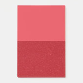 Custom Tomato Red Split Sticky Post-It Notes (Devant)